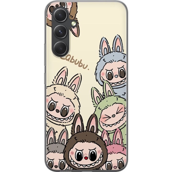 Samsung Galaxy S24 FE Läpinäkyvä kuori Labubu Pastel Collec