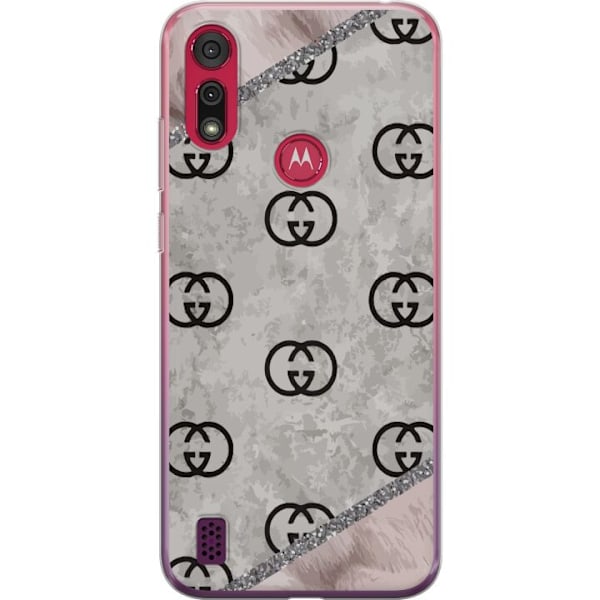 Motorola Moto E6s (2020) Gennemsigtig cover Gucci