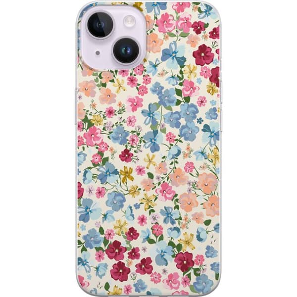Kompatibelt Mobildeksel til Apple iPhone 14 Blomster