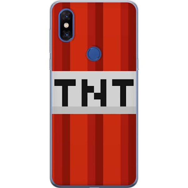 Xiaomi Mi Mix 3 Genomskinligt Skal Minecraft TNT