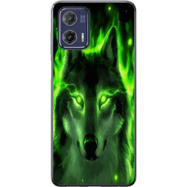 Motorola Moto G73 Genomskinligt Skal Varg