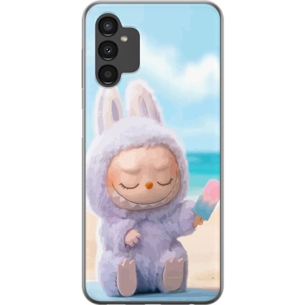 Samsung Galaxy A04s Gjennomsiktig deksel Labubu Pink Stemning