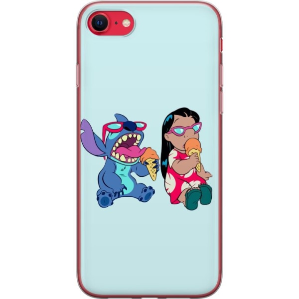 Apple iPhone SE (2020) Gennemsigtig cover Lilo & Stitch