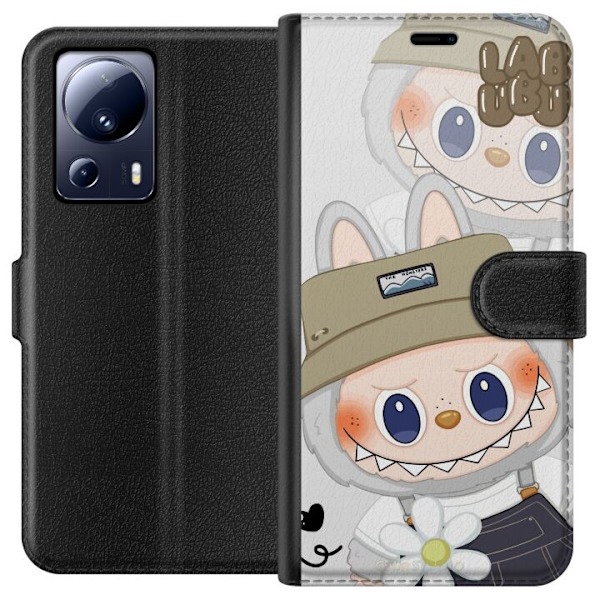 Xiaomi 13 Lite Lommeboketui Labubu Minimal Mood - Enkel og sti