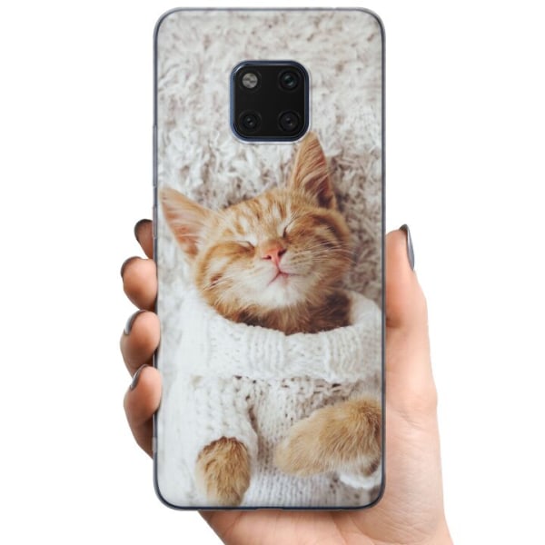 Huawei Mate 20 Pro TPU Mobildeksel Kitty Genser