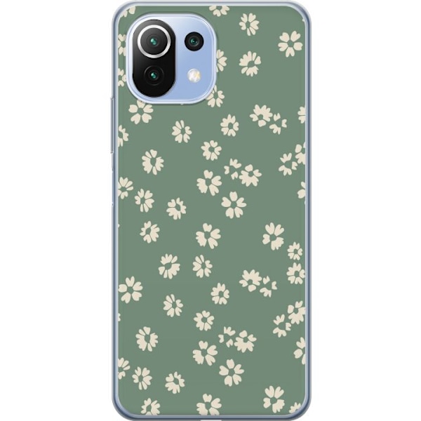 Xiaomi Mi 11 Lite Genomskinligt Skal Blomsterdröm – färgglatt blommönster