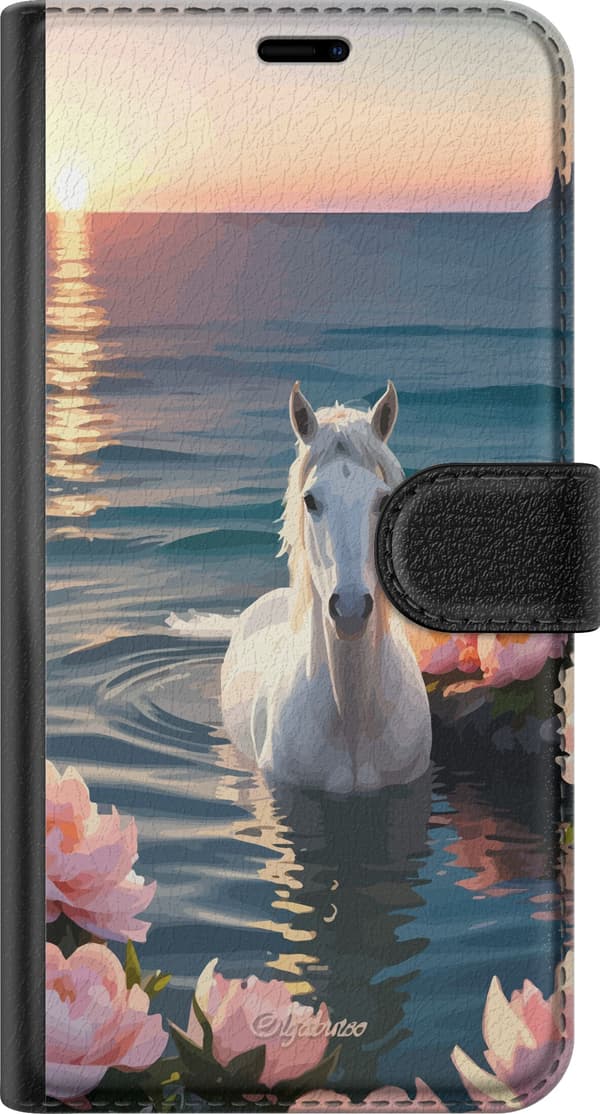 Kompatibel Tegnebogsetui til Apple iPhone 11 Svømmende hest