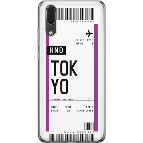 Huawei P20 Gjennomsiktig deksel Tokyo