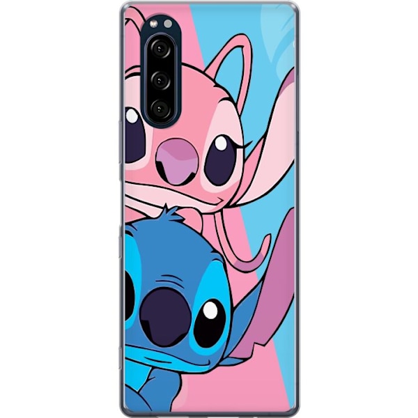 Sony Xperia 5 Genomskinligt Skal Stitch & Angel