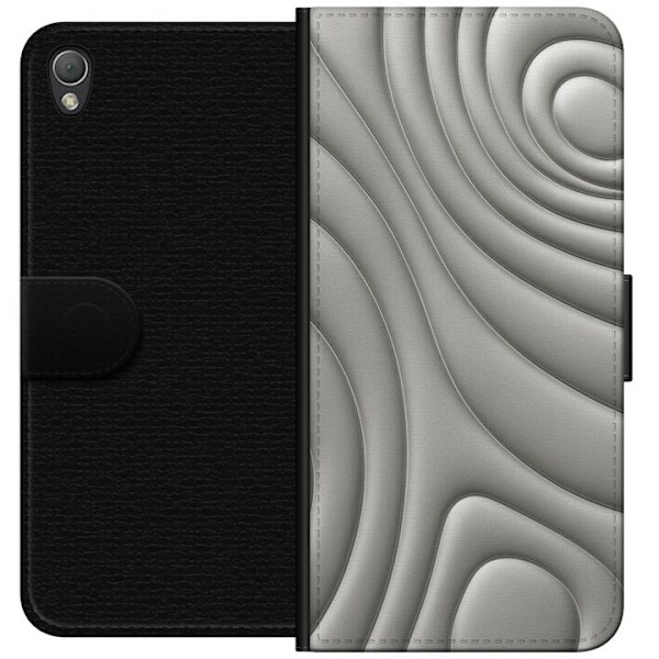 Sony Xperia Z3 Plånboksfodral Silver Waves
