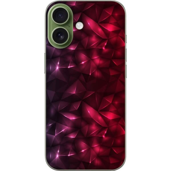 Kompatibelt Mobilskal till Apple iPhone 17 Tempting Red