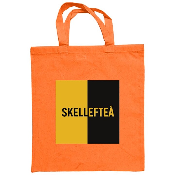 Kangaskassi | Kestävä Ostoskassi Kangasta Skellefteå - Hockey Oranssi one size