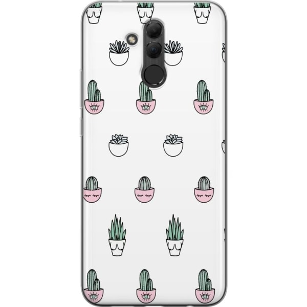 Huawei Mate 20 lite Genomskinligt Skal Kaktus Mönster