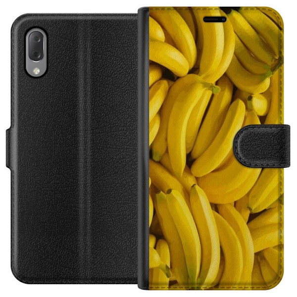 Sony Xperia L3 Plånboksfodral Banana Pattern – lekfullt mö