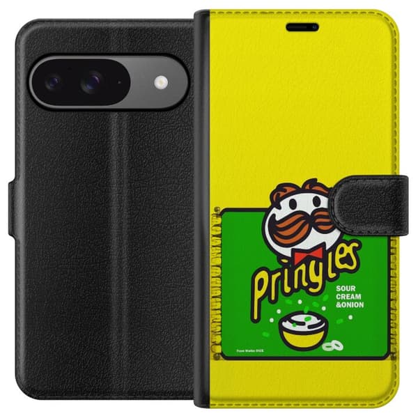 Kompatibelt Plånboksfodral till Google Pixel 9 Pro Pringles gul