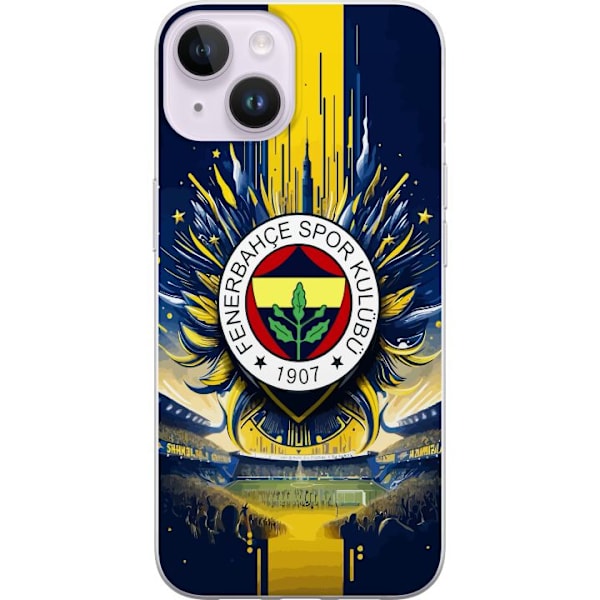 Apple iPhone 15 Plus Läpinäkyvä kuori Fenerbahçe SK