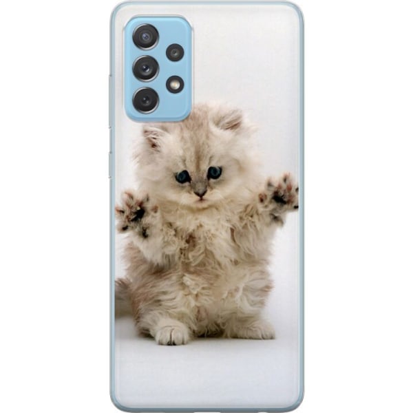 Samsung Galaxy A52 5G Gjennomsiktig deksel Katt