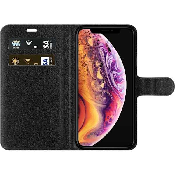 Apple iPhone XS Max Lompakkokotelo Kirjain V