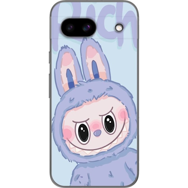 Google Pixel 8a Läpinäkyvä kuori Sininen Jänis Labubu