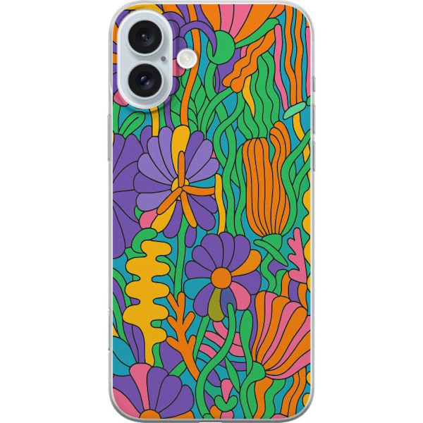 Apple iPhone 16 Plus Gjennomsiktig deksel Color Pop