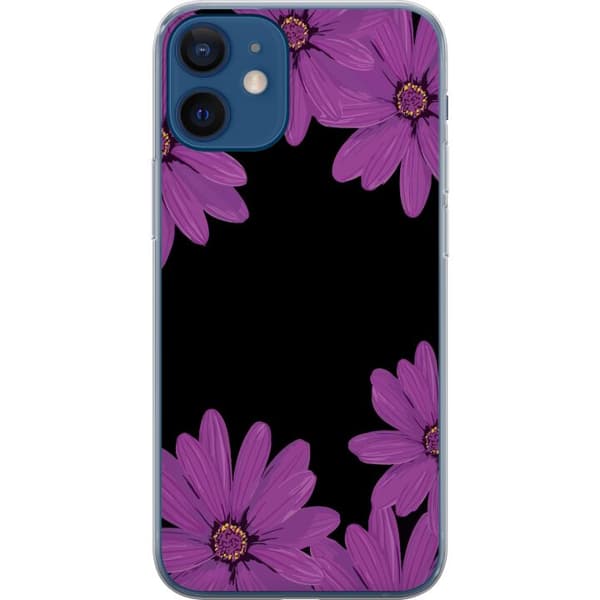 Kompatibelt Mobilskal till Apple iPhone 12 mini Blomsterverk