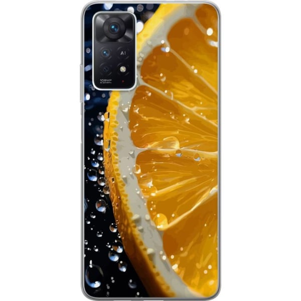 Xiaomi Redmi Note 11 Pro 5G Gennemsigtig cover Appelsin