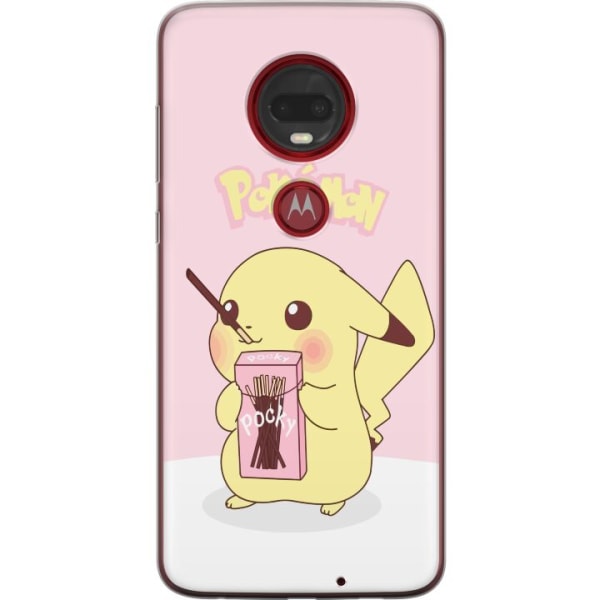 Motorola Moto G7 Plus Gennemsigtig cover Pokemon