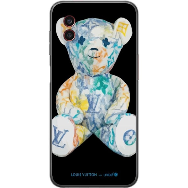 Samsung Galaxy Xcover6 Pro Genomskinligt Skal LV TEDDY