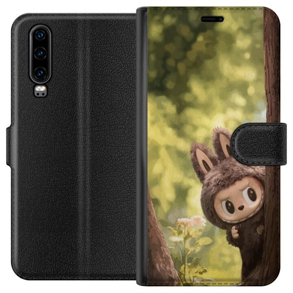 Huawei P30 Lommeboketui Labubu Graffiti Vibes – Gatukunst i