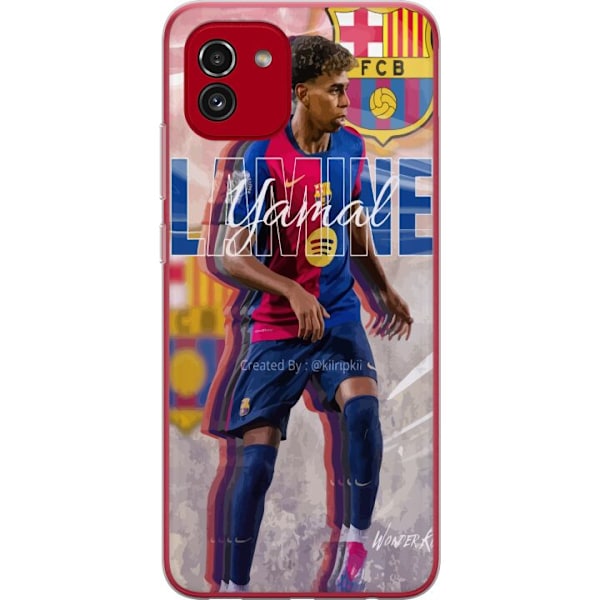 Samsung Galaxy A03 Gennemsigtig cover Lamine Yamal FCB