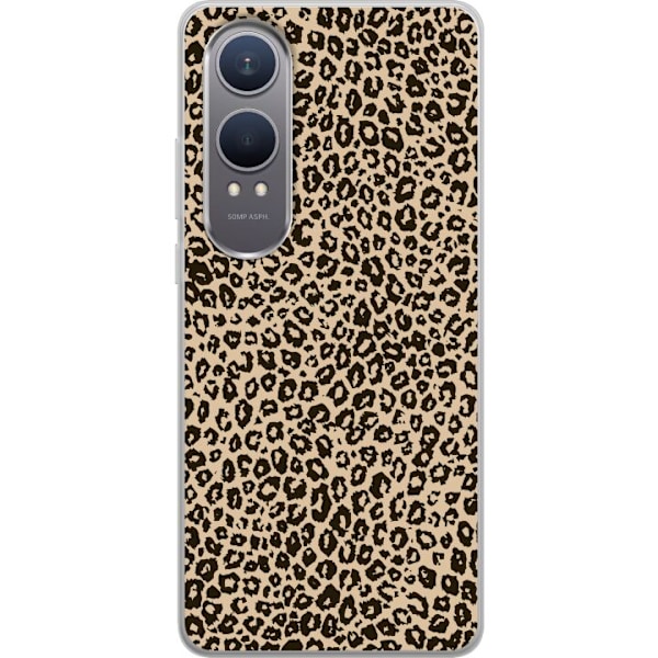 OnePlus Nord CE4 Lite Läpinäkyvä kuori Taite Leopardeista