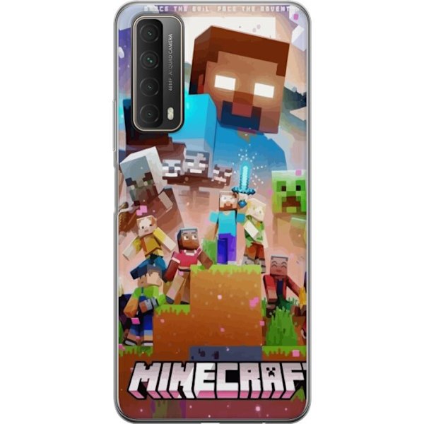 Huawei P smart 2021 Läpinäkyvä kuori Minecraft
