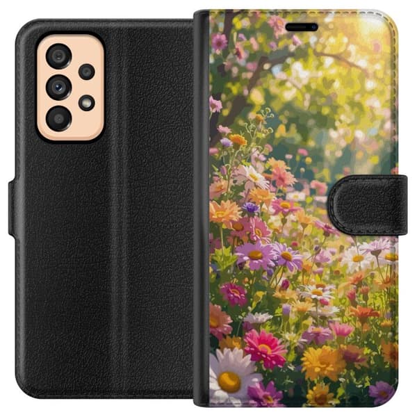 Kompatibelt Plånboksfodral till Samsung Galaxy A53 5G Floral Pattern