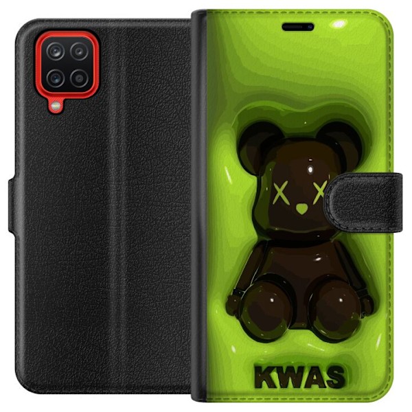 Samsung Galaxy A12 Plånboksfodral KAWS Grön