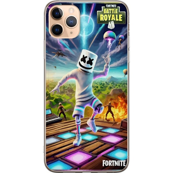 Apple iPhone 11 Pro Max Läpinäkyvä kuori Fortnite