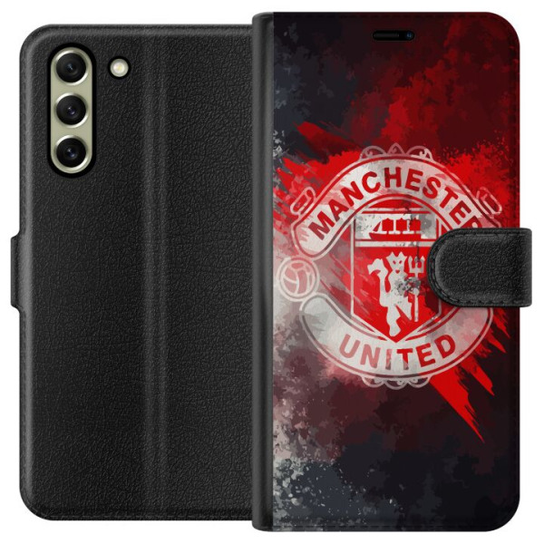 Samsung Galaxy S21 FE 5G Tegnebogsetui Manchester United FC