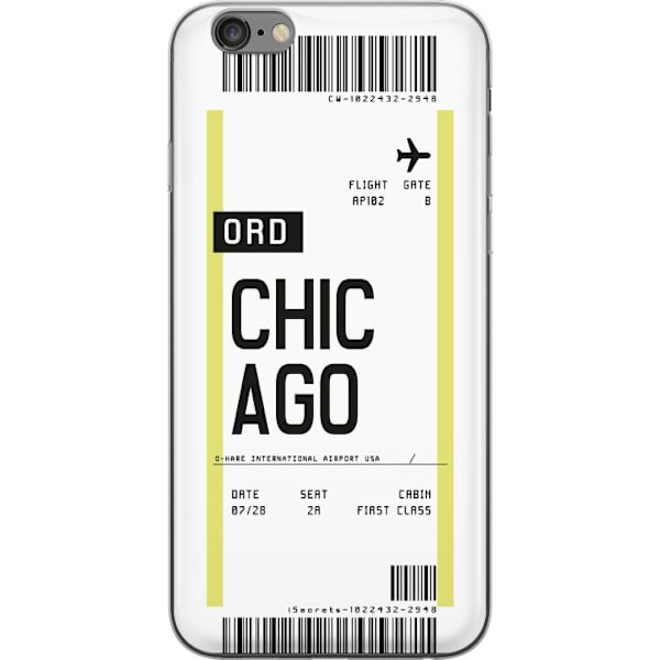 Apple iPhone 6s Plus Gennemsigtig cover Chicago