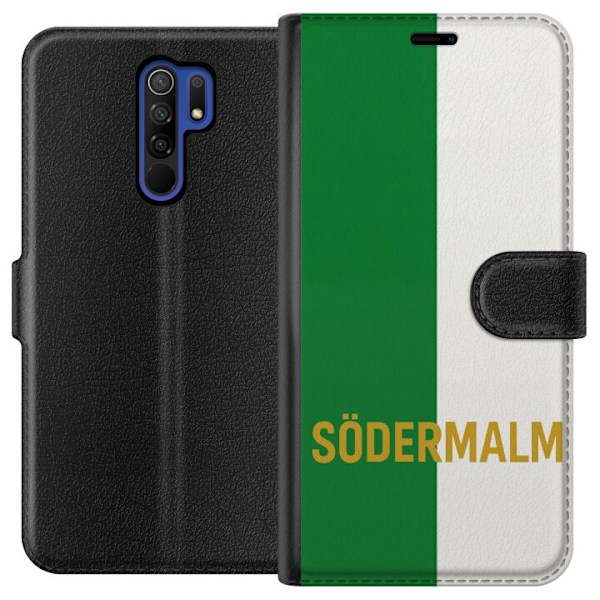 Xiaomi Redmi 9 Lompakkokotelo Södermalm - jalkapallo