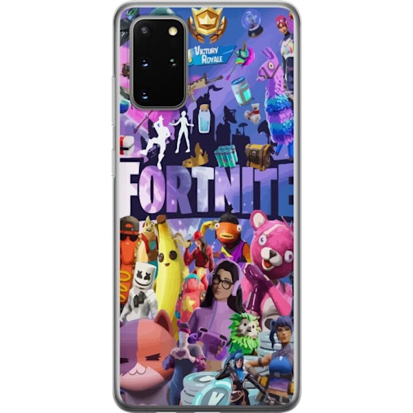 Samsung Galaxy S20+ Läpinäkyvä kuori Fortnite Skins Emotes