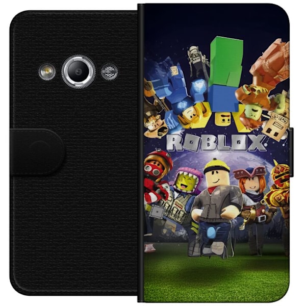 Samsung Galaxy Xcover 3 Tegnebogsetui Roblox Verden - Gaming Eventyr for Børn og Unge