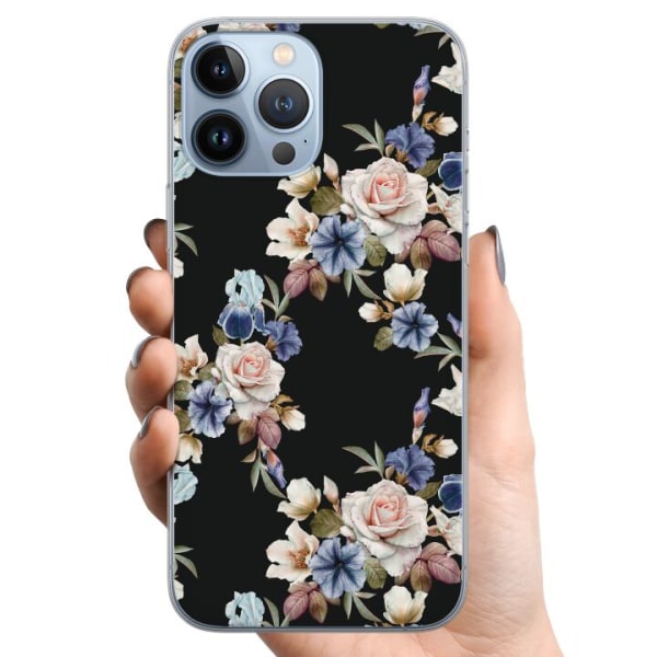 Apple iPhone 13 Pro Max TPU Mobilcover Blomster