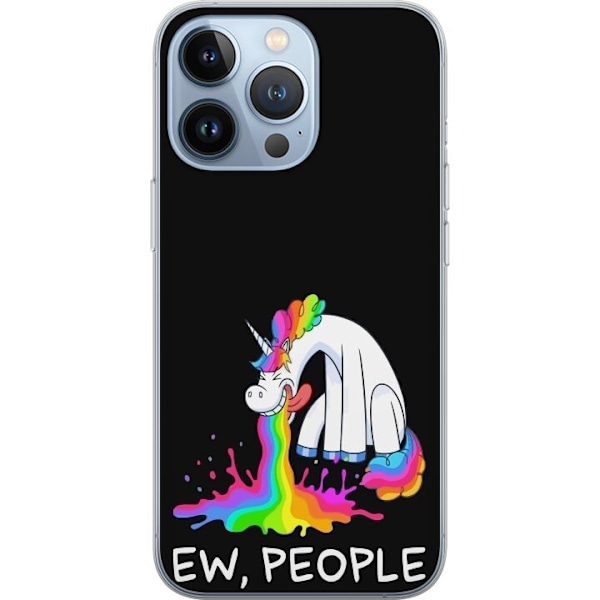 Apple iPhone 13 Pro Läpinäkyvä kuori EW People Unicorn