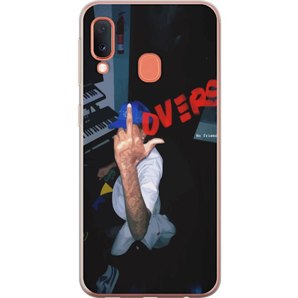 Samsung Galaxy A20e Gennemsigtig cover Kærlighed Mystik Design Romantisk Motiv Populært Grafisk Mønster Mode Stil