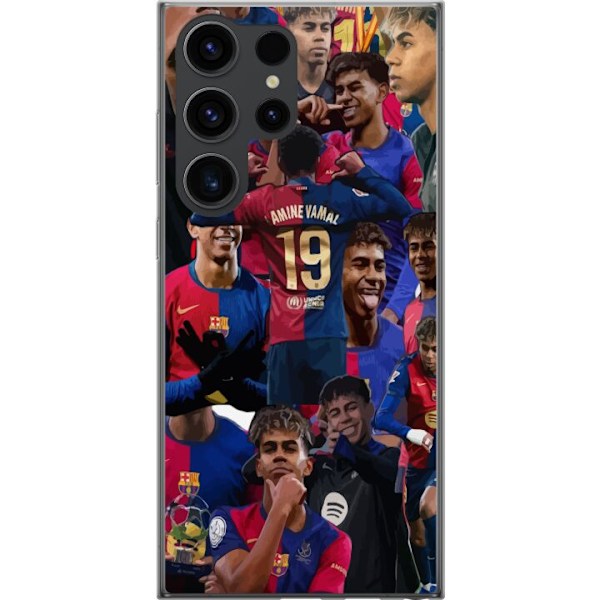 Samsung Galaxy S24 Ultra Gennemsigtig cover Lamine Yamal mobilcover til fodboldfans
