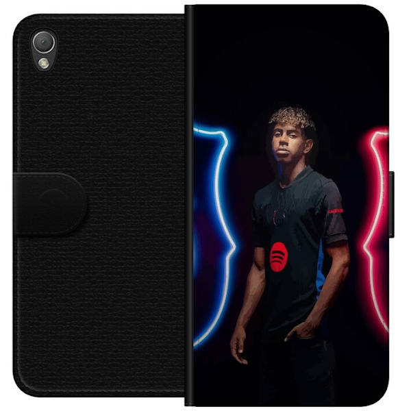 Sony Xperia Z3 Tegnebogsetui Yamal Fodbold FC Barcelona Ung Talent Spiller Fodboldstjerne Spanien La Liga Populært Motiv