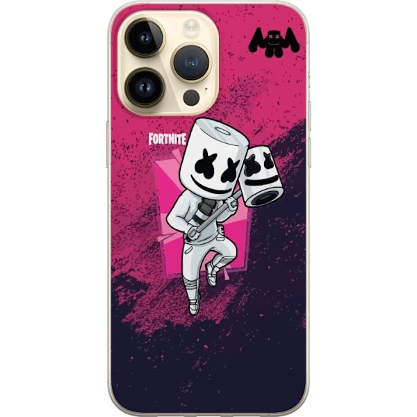 Apple iPhone 15 Pro Max Läpinäkyvä kuori Marshmello Fortnit
