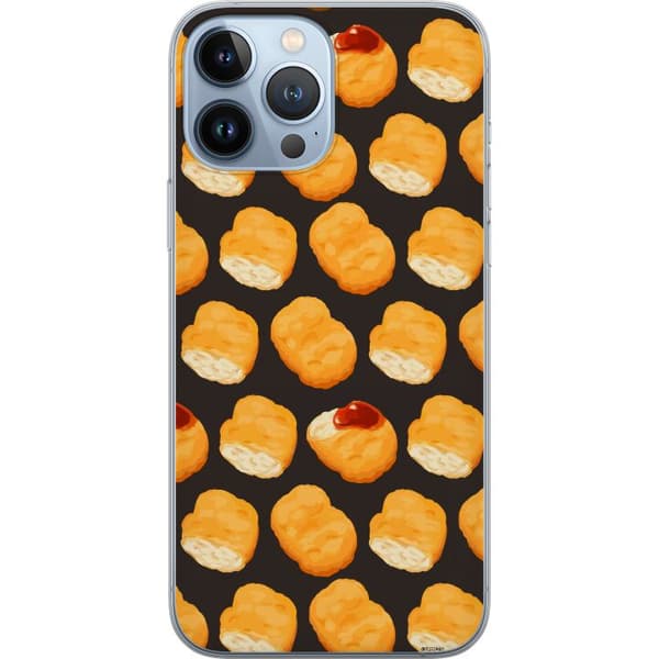 Kompatibelt Mobildeksel til Apple iPhone 13 Pro Max Mønster med sprø kyllingnuggets og ketchup brun