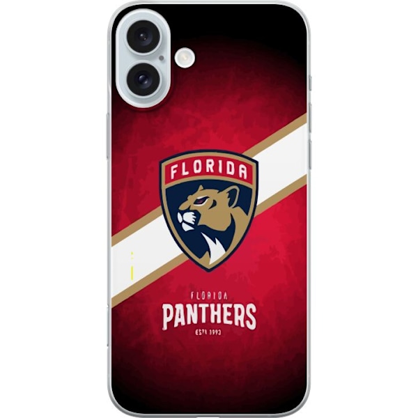 Apple iPhone 16 Plus Gjennomsiktig deksel Florida Panthers (NH