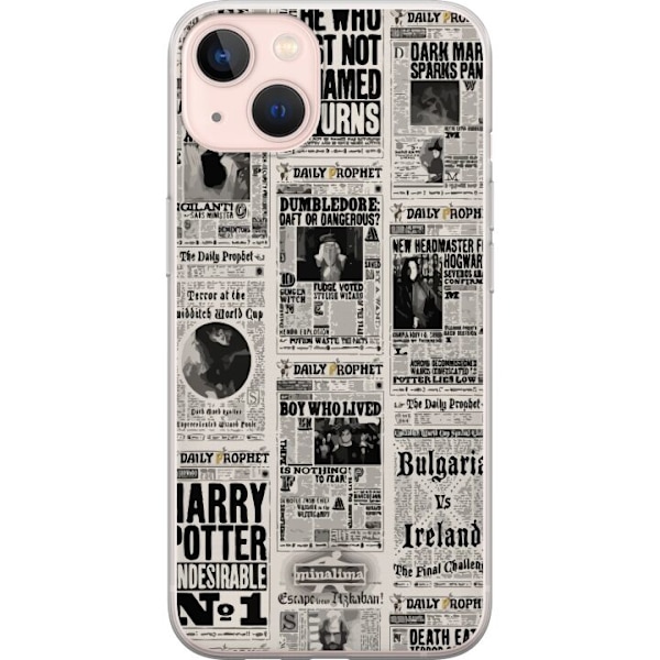 Apple iPhone 13 mini Gjennomsiktig deksel Harry Potter Tidsskr