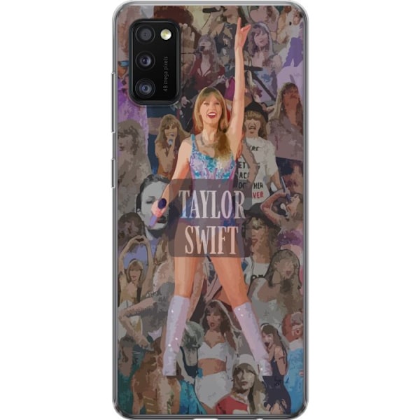 Samsung Galaxy A41 Genomskinligt Skal Taylor Swift